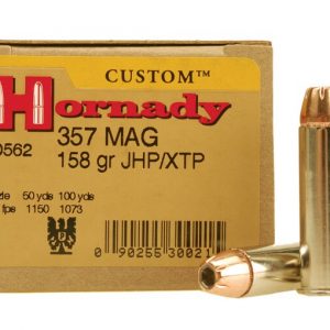 Hornady Custom Ammunition 357 Magnum 158 Grain XTP Jacketed Hollow Point 500 rounds