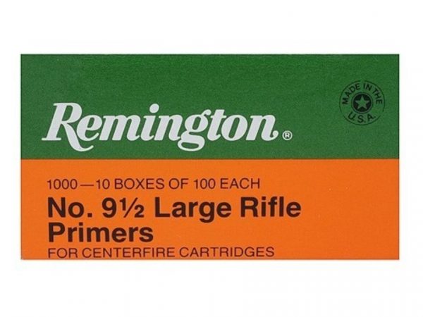 Remington Large Rifle Primers #9-1/2 Box of 1000 (3 BOXES OF 1000)