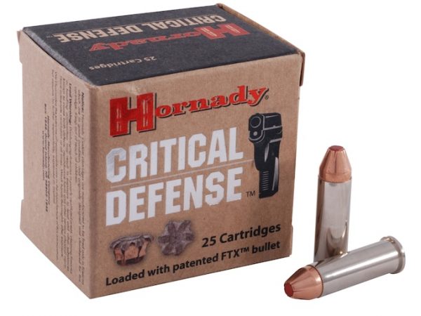 Hornady Critical Defense Ammunition 38 Special 110 Grain FTX 500 rounds