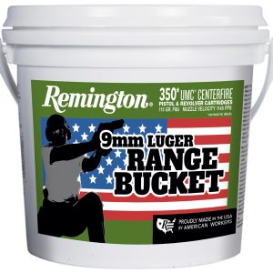 Remington UMC Ammunition 9mm Luger 115 Grain Full Metal Jacket Bucket of 350