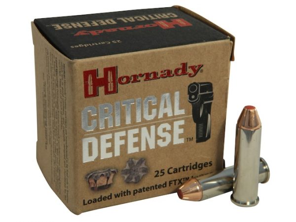 Hornady Critical Defense Ammunition 357 Magnum 125 Grain FTX 500 rounds