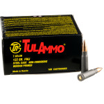 500 Rounds of 7.62x39mm Ammo by Tula - 122gr FMJ