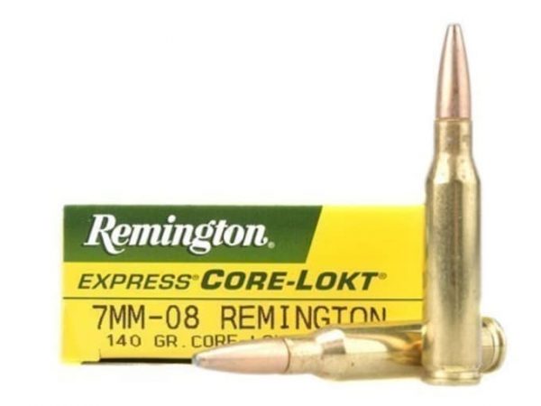 Remington Core-Lokt Ammunition 7mm-08 Remington 140 Grain Core-Lokt Pointed Soft Point 500 rounds