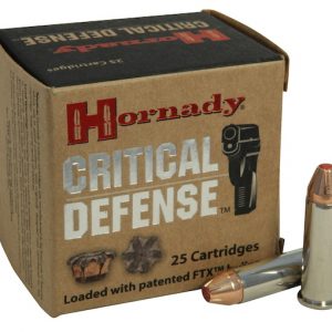 Hornady Critical Defense Ammunition 38 Special +P 110 Grain FTX 500 rounds