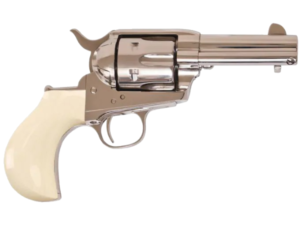 Cimarron Doc Holliday Thunderer Revolver 45 Colt (Long Colt) 3.5" Barrel Stainless Tru-Ivory