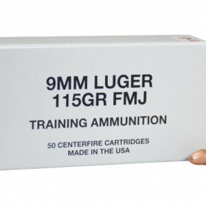 Blazer Brass Training Ammunition 9mm Luger 115 Grain Full Metal Jacket