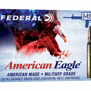 Federal American Eagle Ammunition 5.56x45mm NATO 55 Grain XM193 Full Metal Jacket