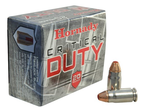 Hornady Critical Duty Ammunition 357 Sig 135 Grain FlexLock 500 rounds