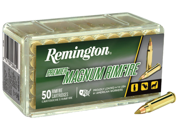 Remington Premier Ammunition 17 Hornady Magnum Rimfire (HMR) 17 Grain Hornady V-Max