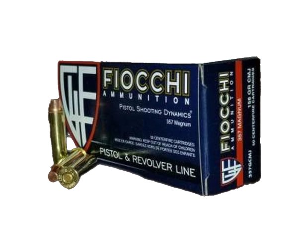 Fiocchi Shooting Dynamics Ammunition 357 Magnum 158 Grain Jacketed Hollow Point 500 rounds