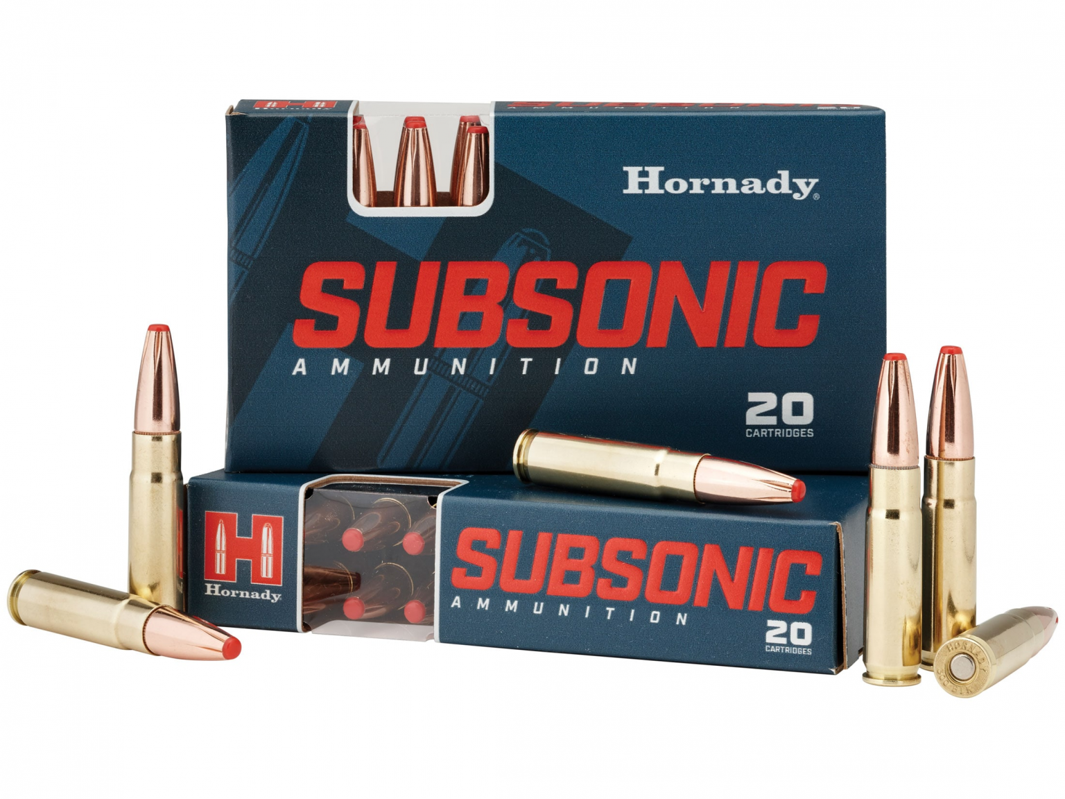 Hornady Subsonic Ammunition 300 AAC Blackout 190 Grain Sub-X FTX 500 rounds