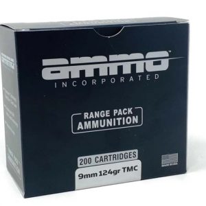 Ammo Inc. 9mm Luger 124 grain Total Metal Case 500 rounds