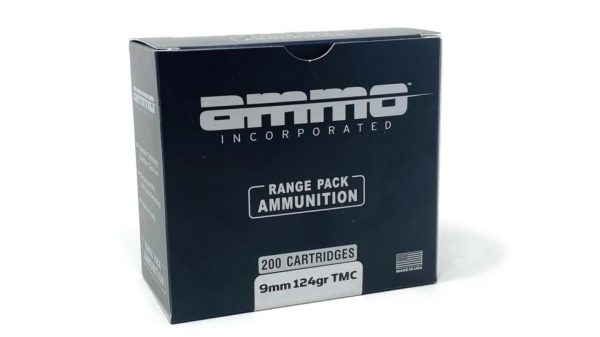 Ammo Inc. 9mm Luger 124 grain Total Metal Case 500 rounds