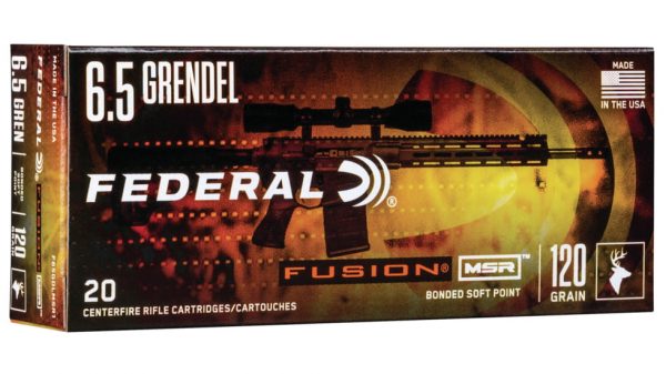 Federal Premium Fusion 6.5mm Grendel 120 grain Fusion Soft Point 500 rounds