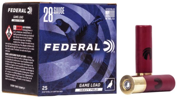 Federal Premium Game Shok 28 Gauge 1 oz Game Load Upland Hi-Brass 500 rounds