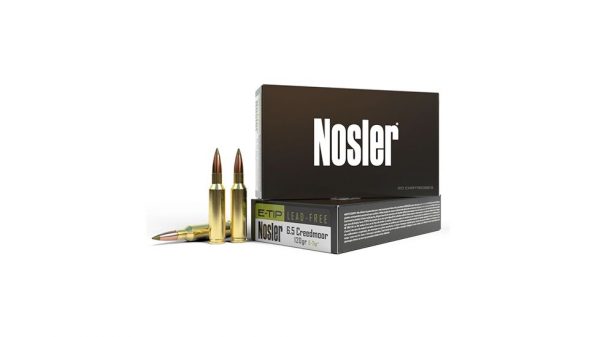 Nosler 6.5mm Creedmoor 120 Grain E-Tip Brass Cased 500 rounds