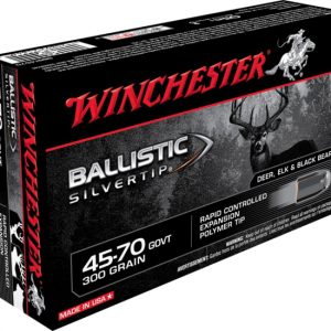 Winchester BALLISTIC SILVERTIP .45-70 Government 300 grain Fragmenting Polymer Tip 500 rounds
