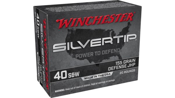 Winchester SUPER-X HANDGUN .40 S&W 155 grain Silvertip Jacketed Hollow Point 500 rounds