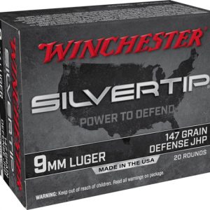 Winchester Silvertip 9mm Luger 147 grain Jacketed Hollow Point 500 rounds