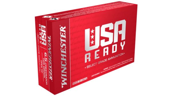 Winchester USA READY 6.5 Creedmoor 125 grain Open Tip 500 rounds